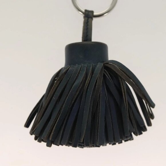 HERMES Carmen Charm Leather Navy Auth - Picture 4 of 6